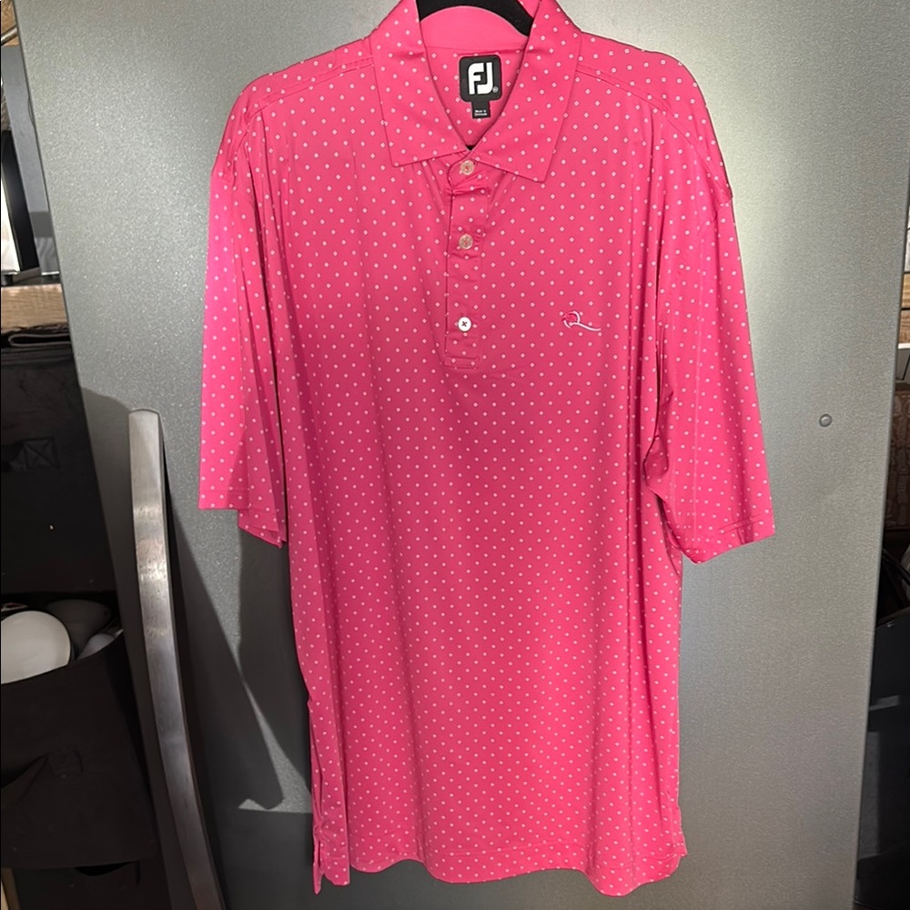 Men's Vibrant Pink Polo Shirt